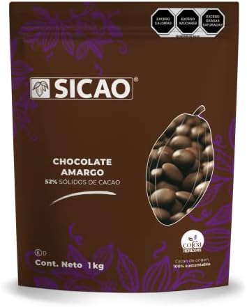 Chocolate Sicao WAF Amargo 52% 1 Kg
