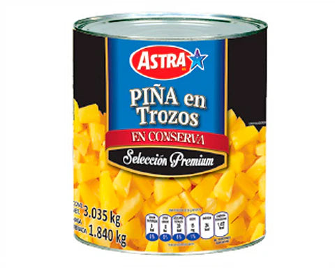 Durazno En Trozo Astra En Almíbar 3 Kg