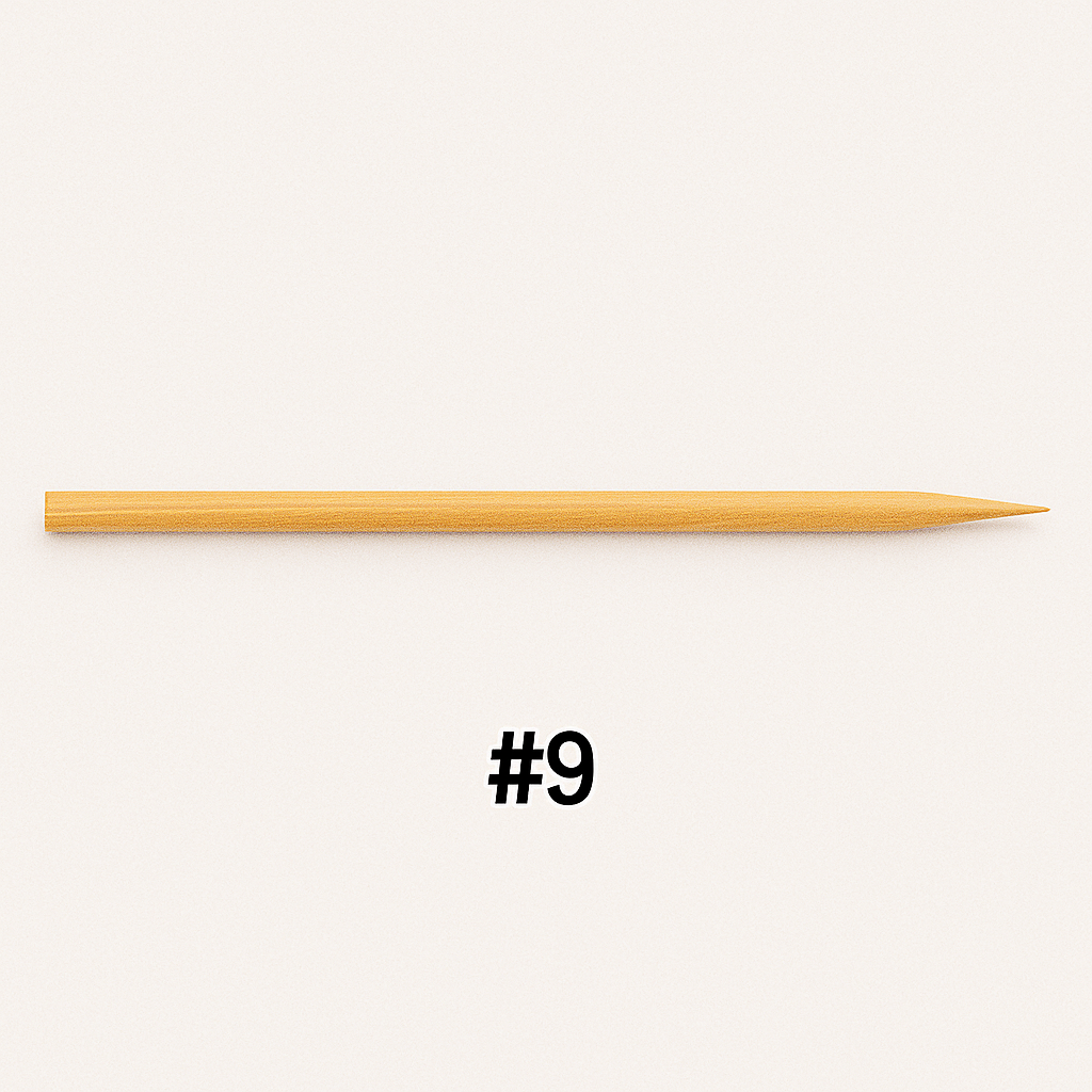 Palillo de Brocheta #9 Aproximadamente 100 Piezas