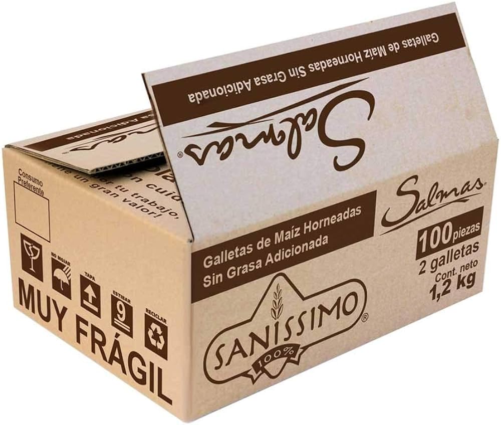 Salmas Por Caja con 100 Paquetes