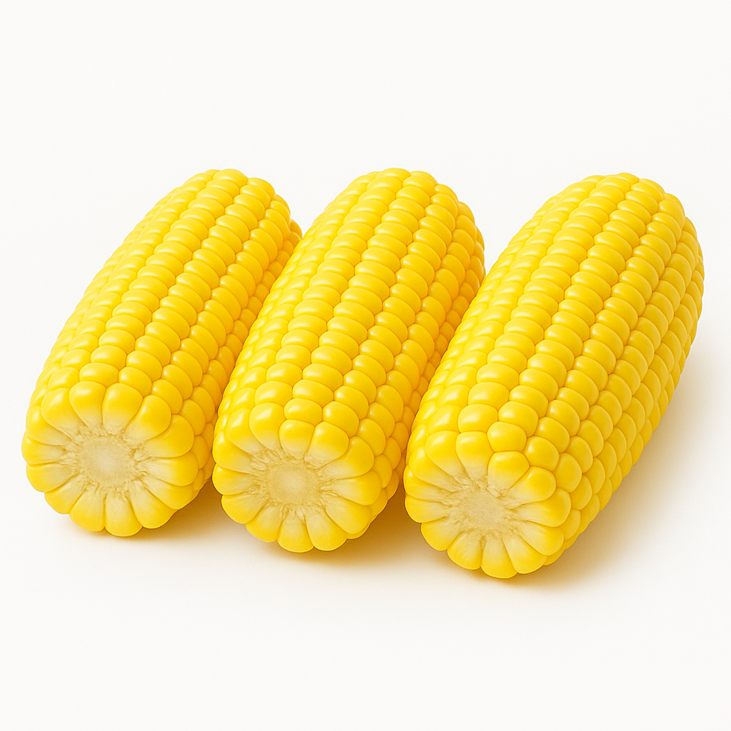 Elote Amarillo En Charola de 3 Piezas