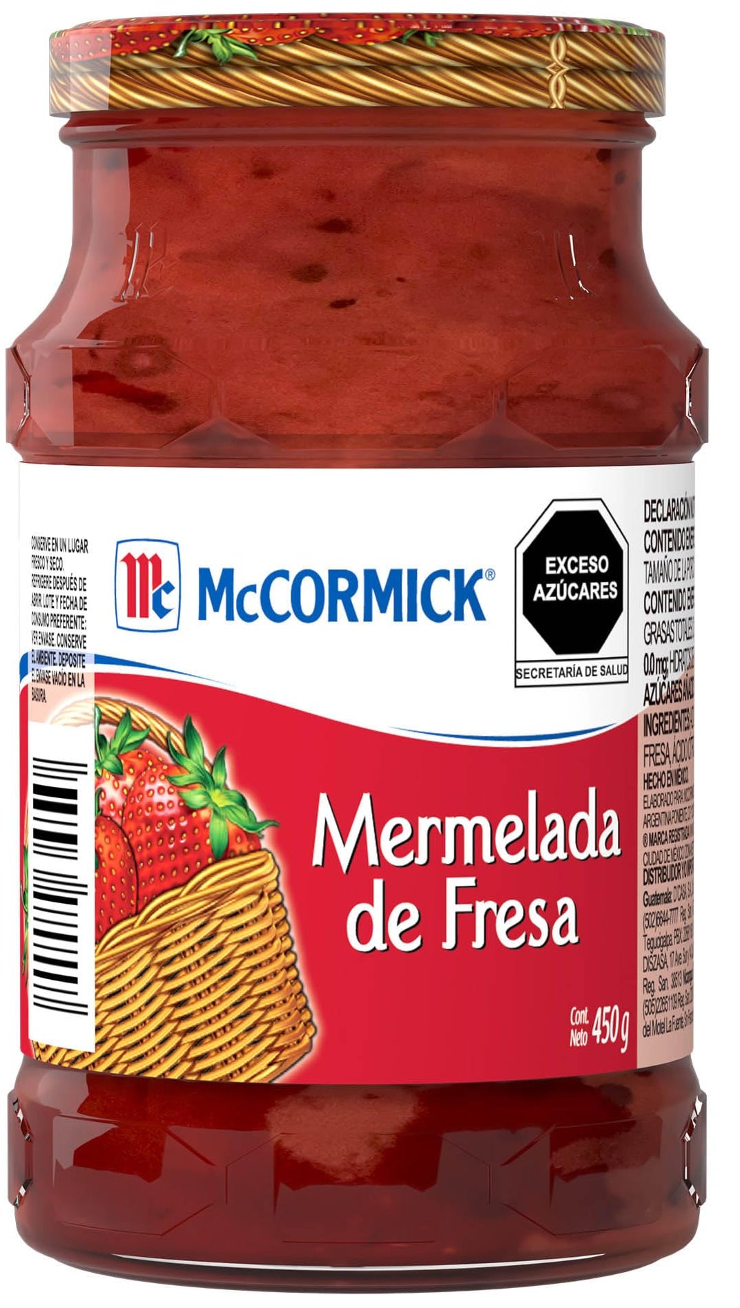 Mermelada De Fresa Mc Cormick 450 gr
