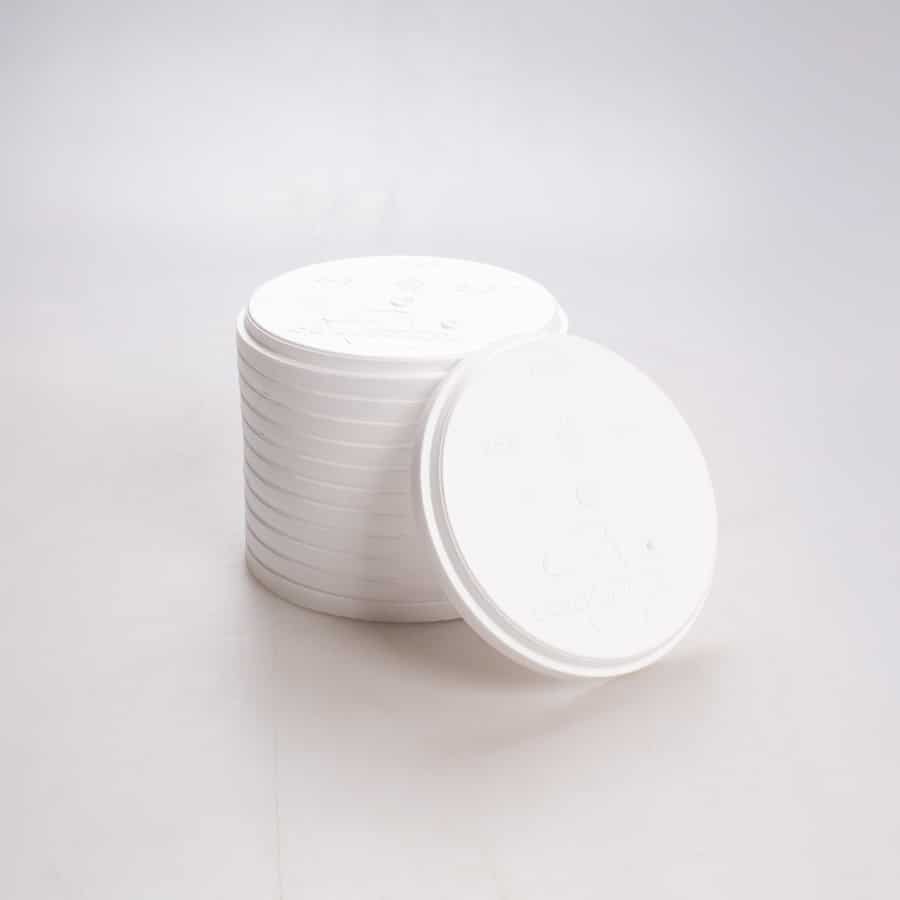 Tapa de Unicel Para Envase de 500 ml o 1 Litro Paquete con 50 Piezas