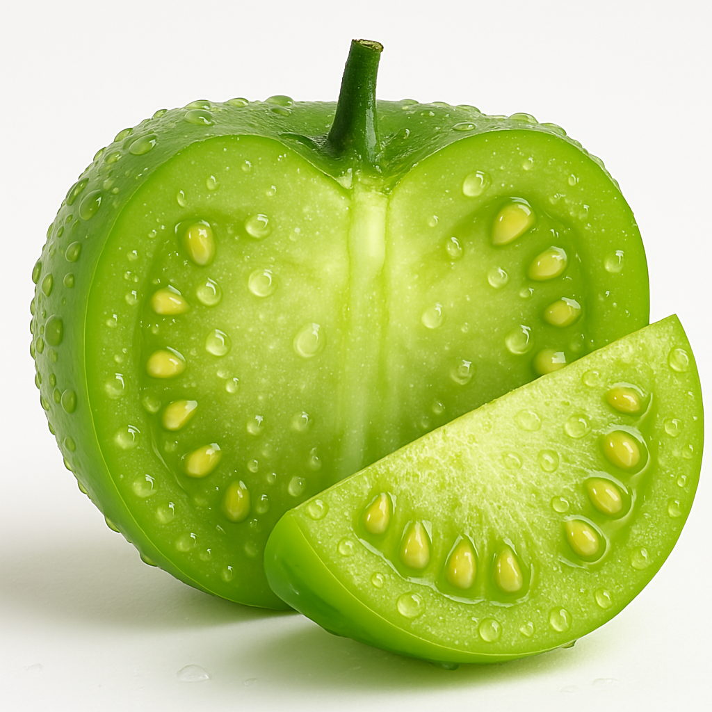 Tomate Verde Limpio