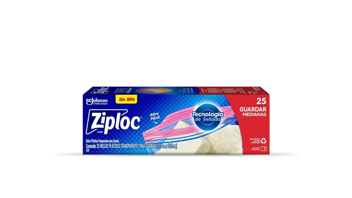 Bolsa Ziploc Mediano