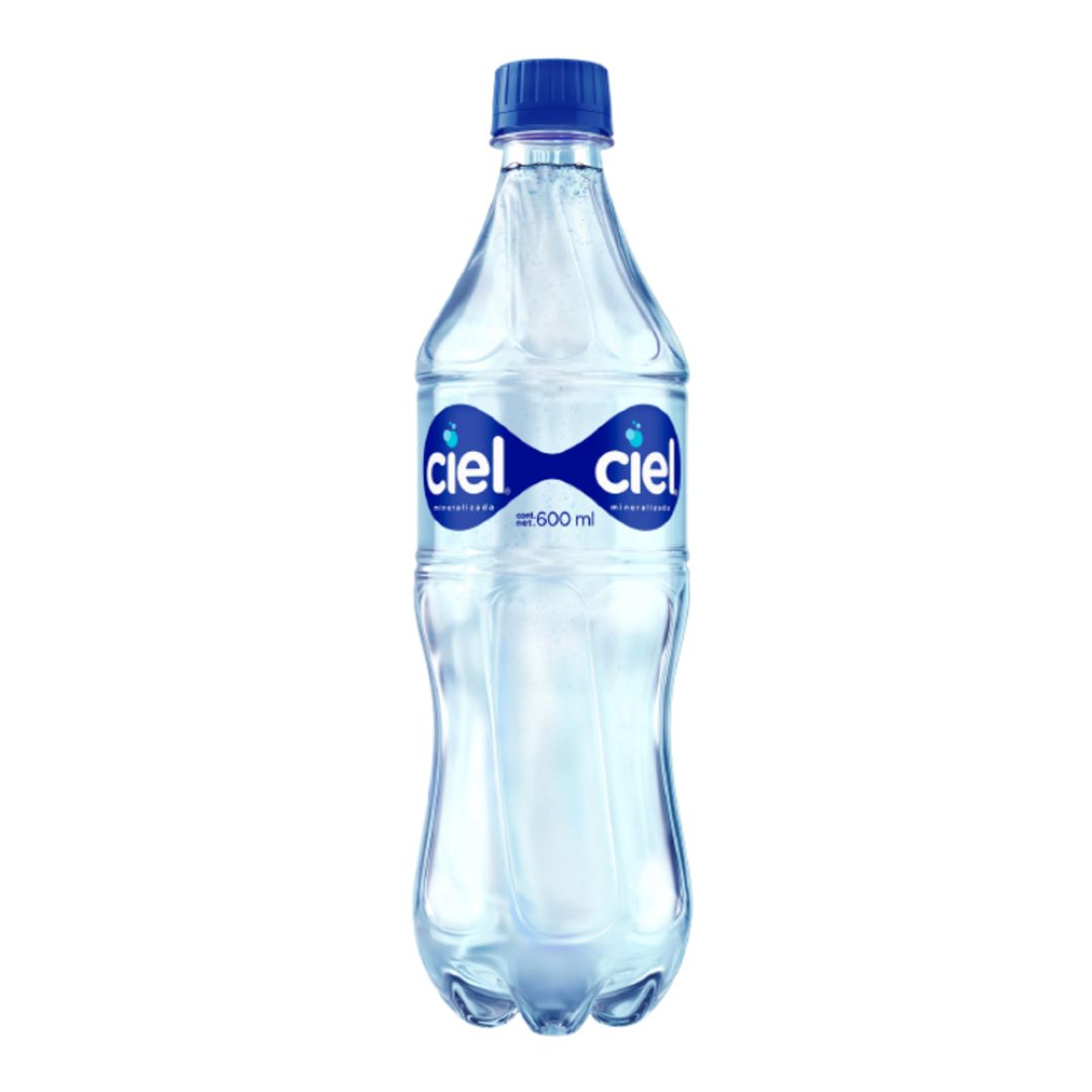 Agua Ciel Caja con 24 Piezas de 600 ml