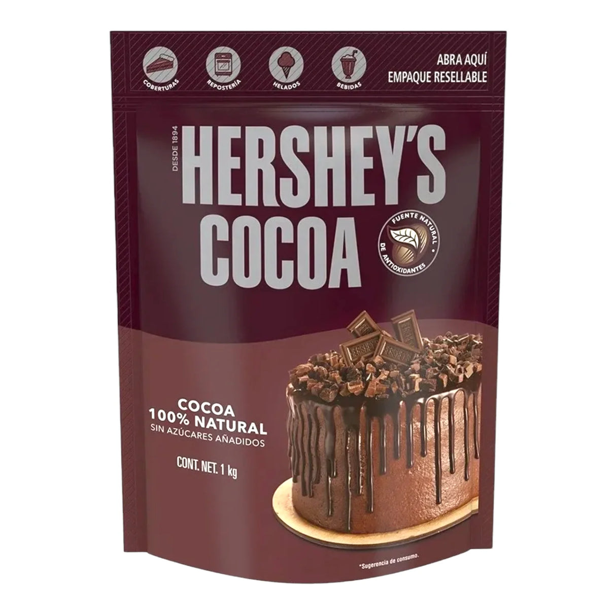 Cocoa en Polvo Hersheys 1 Kg