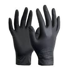 Guantes de Nitrilo Negro Medianos
