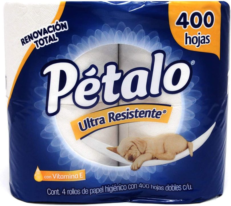 Papel Higienico Petalo 400 Hojas