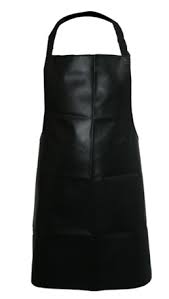 Mandil Plastico Negro