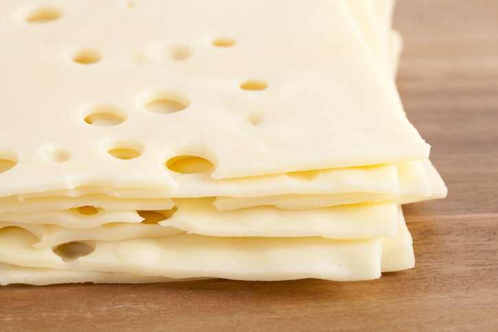Queso Suizo Rebanado