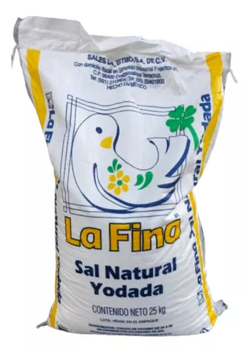 Sal Fina Bulto de 25 Kg